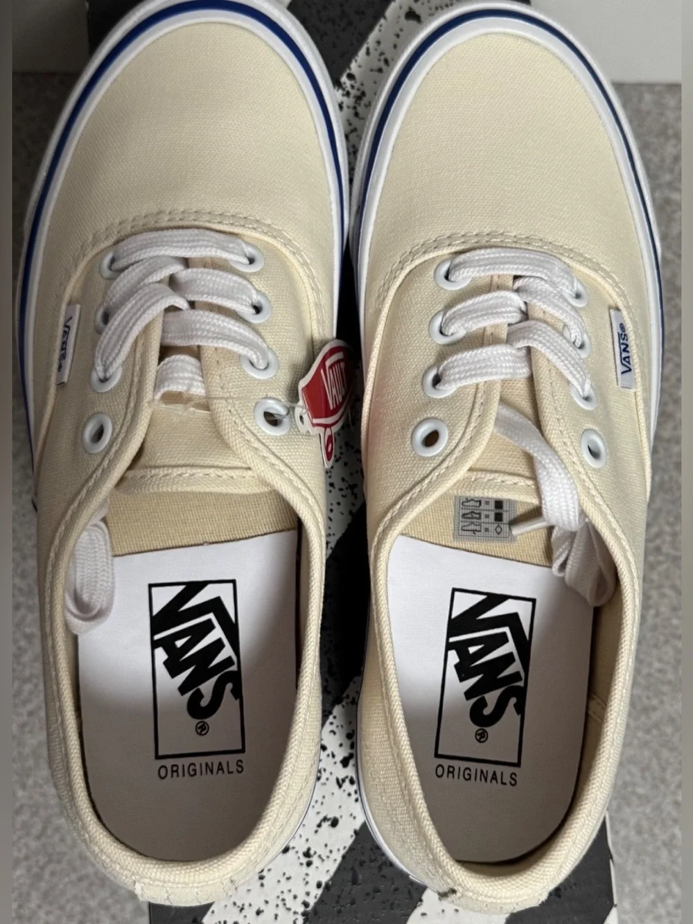 Vans Og Authentic L Canvas Classic White Size 5.5 Men/ 7 Women